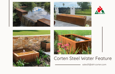 Corten Steel Water Feature